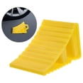 thumbnail image 1 of CIMAXIC 2Pcs Portable Car Wheel Chocks Plastic Heavy Duty Anti Slip Wedges for Trucks Rv Trailers, 1 of 7