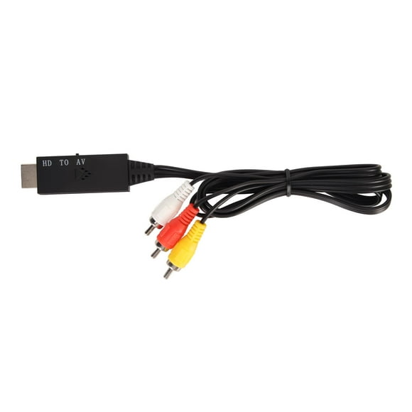 HD Multimedia Interface To Converter, HD Multimedia Interface To AV Adapter Durable Supports NTSC For Projector For Old TV