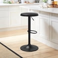 thumbnail image 5 of 1PC Adjustable Bar Stool, Swivel Round Metal Airlift Barstool, Backless Counter Height Bar Chair for Kitchen Dining Room Pub Cafe (Black), 5 of 10