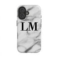 thumbnail image 1 of Personalised Pentelic Marble Initials iPhone 16 Plus Case,iPhone 14 Pro, 1 of 4