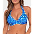 thumbnail image 4 of Printed Muse Halter Bikini Top Swimsuit, 4 of 6