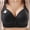 Black, variant on Wireless Bra for Women, B-C Cup Seamless Unlined Everyday T-Shirt Bra with Light Padding and Comfort Fit