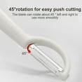 thumbnail image 4 of Maoww Stainless Steel Vegetable Peeler Potato Carrot Fruit Scraper Kitchen Gadget Peeling Tool, Beige, 4 of 6