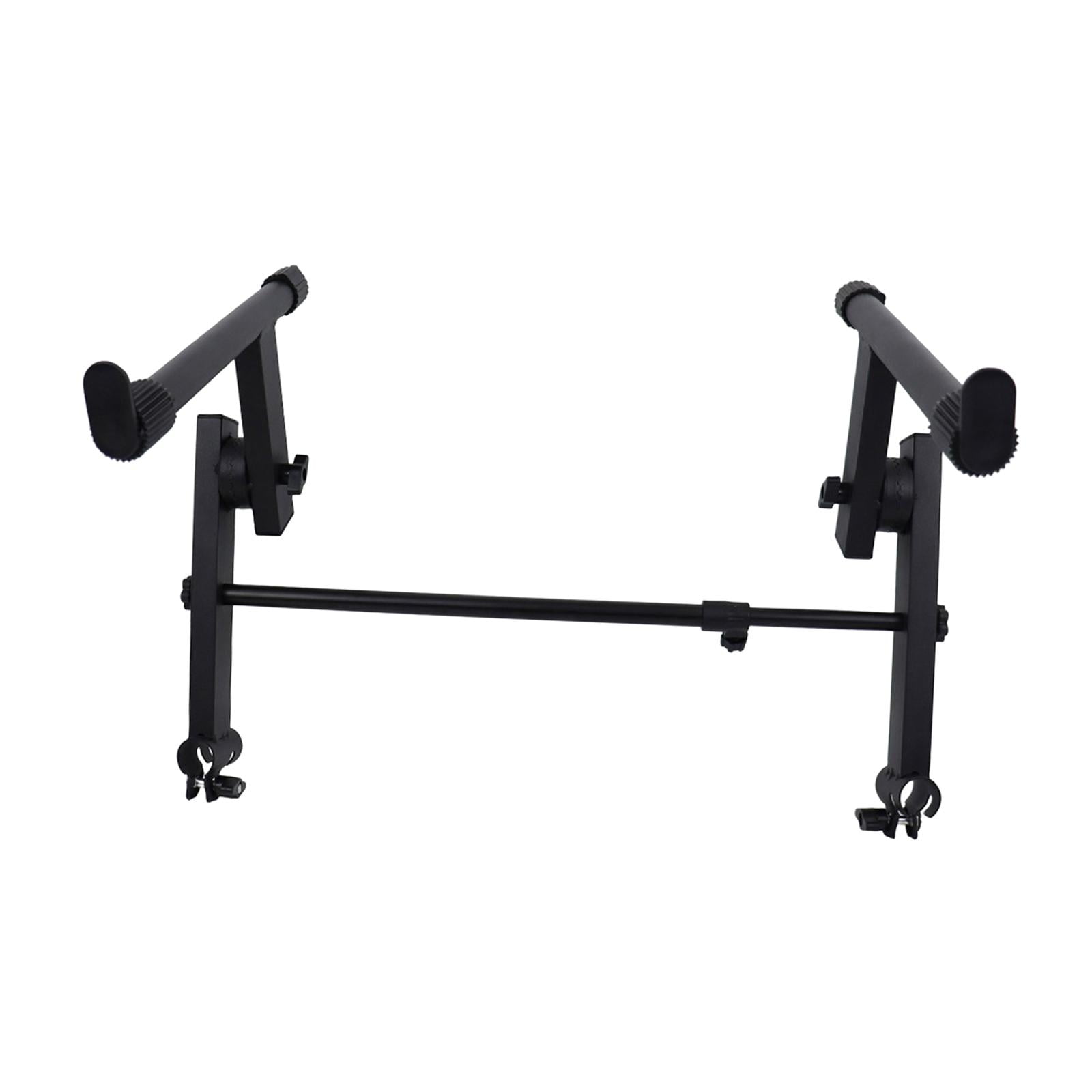 Electronic Piano Stand Keyboard Rack Music Holder Iron Adjustable Width for Home Musicians and Beginners