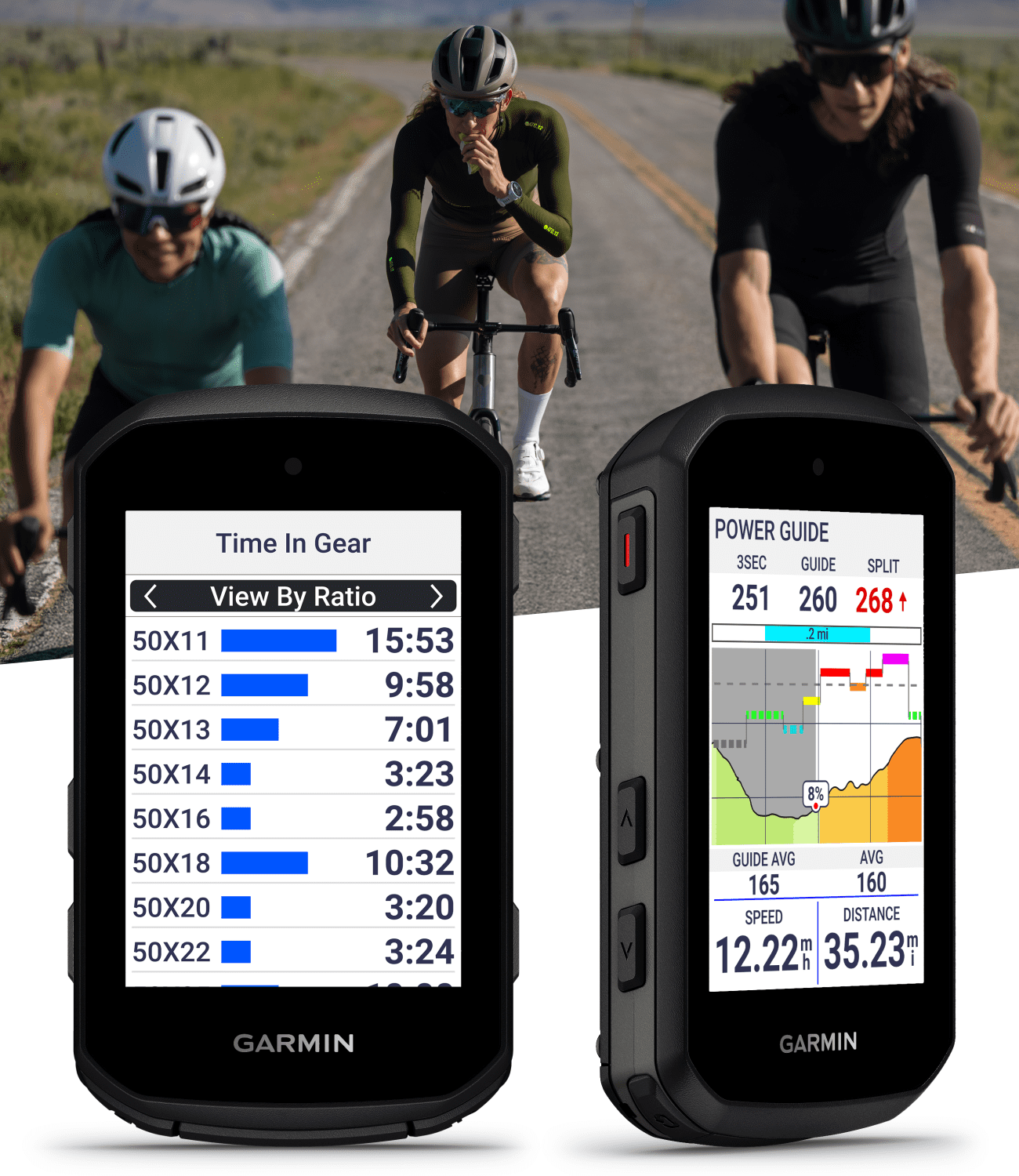 Garmin Edge 550, Compact GPS Cycling Computer, 2.7" Vivid Color Display, Bike-Specific Mapping, Advanced Training & Performance Insights + Pebble Gray Silicone Case w/ Wearable4U PowerBank Bundle