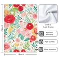 thumbnail image 3 of 2 Pcs Funny Kitchen Towels,Pioneer Flower Microfiber Dish Towels,Kitchen Tea Towels,Kitchen Towel Set (18" X 26"), 3 of 3