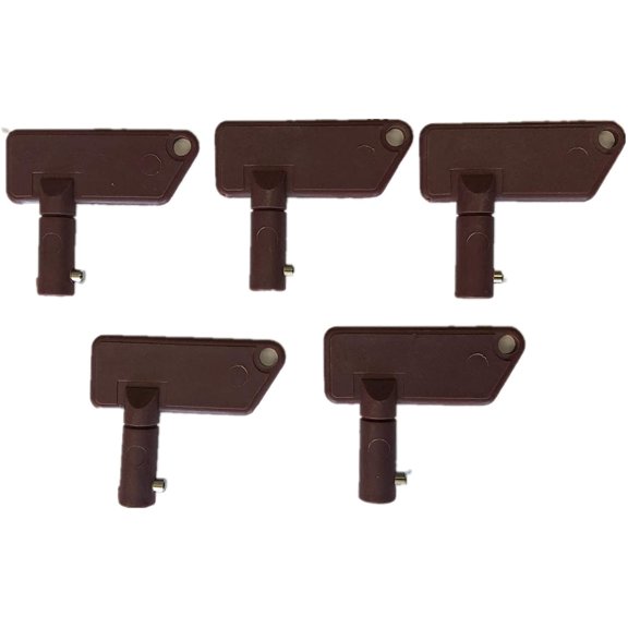 FITS Volvo Heavy Equipment Master Battery Disconnect Isolator Keys 8157766 5 PK