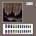 thumbnail image 2 of Halloween Dead Tree Branch Press On Nails Long Coffin 24Pcs, Gradient Purple Fake Nails with Gothic Bare Tree Design, Glossy Reusable False Nail Tips for Women, Dark Style Party Manicure Set, 2 of 6