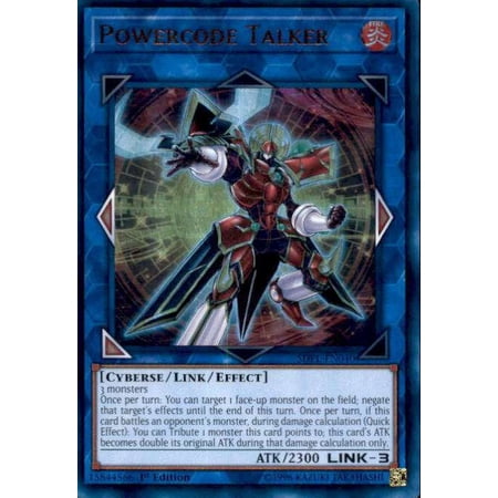 YuGiOh Powercode Link Structure Deck Ultra Rare Powercode Talker SDPL-EN040
