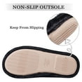thumbnail image 4 of DL Women's Memory Foam Scuff House Slippers Fluffy Velvet Slip on Indoor Bedroom Womens Slippers, 4 of 6