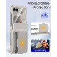 thumbnail image 4 of Funda GooseBox para Motorola Razr 2025, tipo cartera, con bisagra RFID, 4 of 9