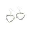 thumbnail image 7 of Barbed Wire Heart Earrings Sterling Silver Or Silver Plated Hooks, Gothic Jewellery Thorn Valentines Day Gift For Girlfriend Wife Halloween, 7 of 7