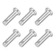 thumbnail image 1 of 6Pcs 3/16" x 5/8" Pasadores de clevis de un solo agujero, Pasadores de cabeza plana de acero inoxidable 304, 1 of 6