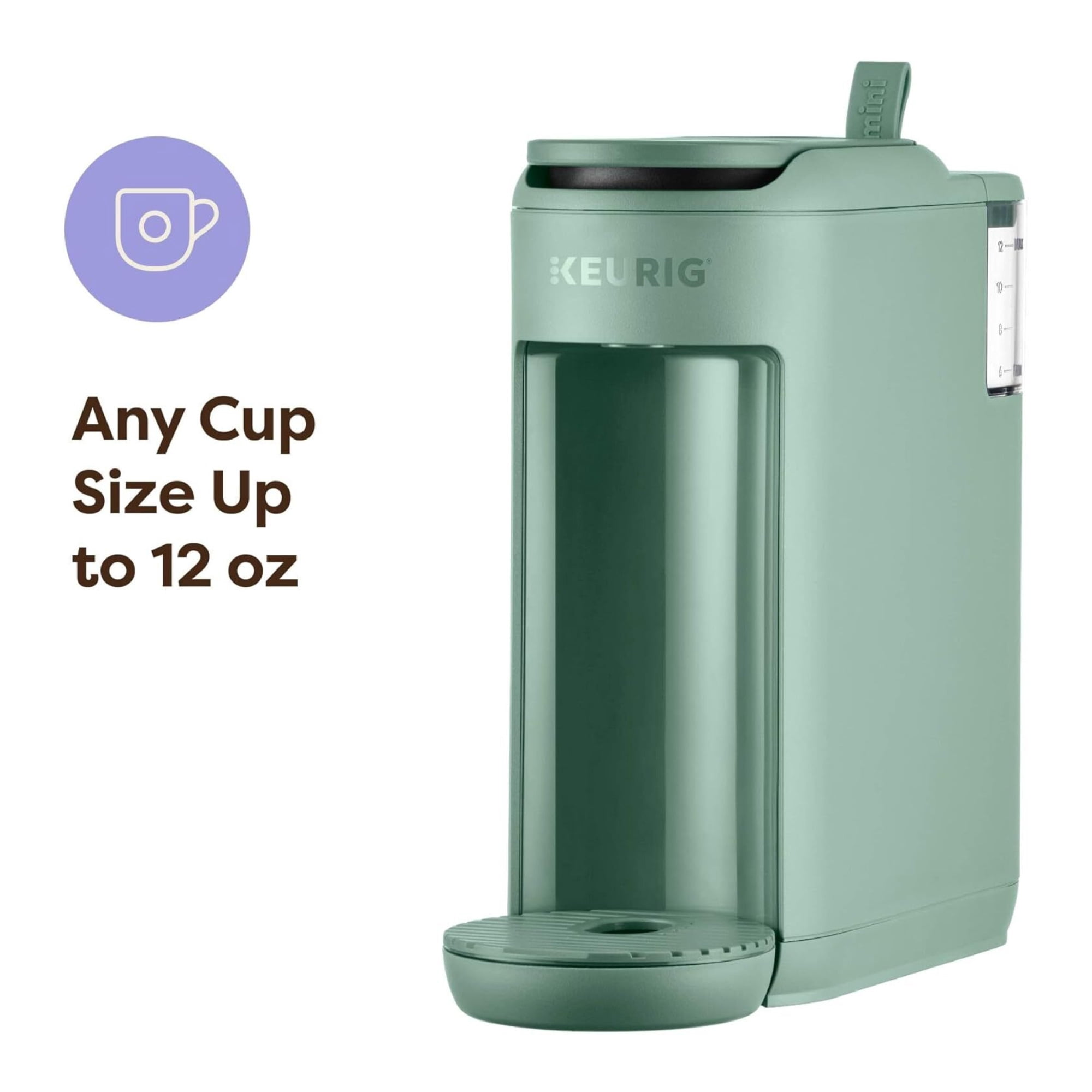 Restored Keurig K-Mini Mate Single Serve K-Cup Pod Compact Portable Coffee Maker, Glamping Green (Refurbished)