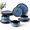 Modern-Blue-Service for 4 (12 Pcs), variant on Ceramic Dinnerware Sets For 6 18-porcelain Plates And Set
