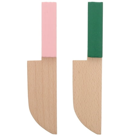 

FRCOLOR 2Pcs Kids Simulation Knives Veggies Safe Cutter Children Toy Cutter Playing House Decors