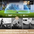 thumbnail image 3 of MOVA LiDAX Ultra 2000 Robotic Lawn Mower,Dual Mapping, Visional Navigation,Edge Cutting, Adjustable Cutting Height, Smart Obstacle Avoidance, 3 of 11