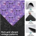 thumbnail image 3 of Purple Butterfly Pattern Kitchen Rugs Sets Of 3,Kitchen Runner Rugs Non Skid Washable,Decorative Kitchen Floor Mats for Kitchen,Sink,Laundry,17"x30"+ 17"x47" + 17"x59", 3 of 6