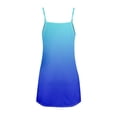 thumbnail image 5 of Jzuxvd Womens Spaghetti Strap Dress Summer Dresses Beach Cover Ups Casual Sundresses with Pockets Blue2 XXXL, 5 of 7