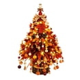 thumbnail image 2 of Diy Beaded Christmas Tree Kit, Crystal Holiday Craft Set for Adults, Colorful Beads, Ornament Charms, Metal Frame, Angel Topper, Warm Glow Display, Tabletop Decor, Relaxing Project, Holiday Gift, 2 of 4