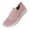 Pink #100, variant on Womens Rhinestone Shoes Mesh Sparkling Glitter Slip On Sneaker Non Slip Running Walking Shoes Gym Sports Athletic Sneaker Lightweight Casual Fashion Sneakers, 38