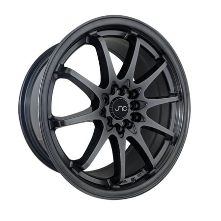 For 17x8 inch (1 Single Wheel Only) JNC Wheels - 17" JNC006 Hyper Black Rim - 4x100/4x114.3 JNC Wheels-39884964108