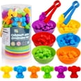 thumbnail image 1 of Contando Koalas Juguetes Juegos De Combinación Con Tazones De Clasificación Clasificación De Juguetes Para Niños Pequeños Actividades De Aprendizaje Preescolar Para Matemáticas Color Sensorial Montess, 1 of 5