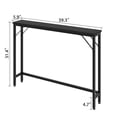 thumbnail image 3 of Narrow Sofa Table, Skinny Console Table with Storage, Slim Sofa Table with Metal, Slim Behind Couch Table for Living Room, Entryway, Hallway, Foyer, 3 of 8