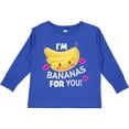 thumbnail image 3 of Inktastic I'm a Bananas for You with Cute Banana and Hearts Boys or Girls Long Sleeve Toddler T-Shirt, 3 of 5