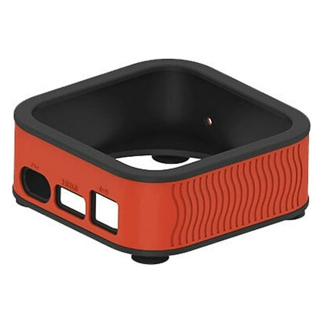 ziyahi Protective Case Dustproof Set-top Box Sleeve Anti-skidding TV Box Cover Waterproof Shockproof Protector Silicone Shell Box Orange