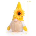 thumbnail image 5 of Lindo girasol abeja peluche elfos sin rostro muñeca abeja Festival hogar figuras para mesa decoraciones-verde y amarillo, 5 of 5