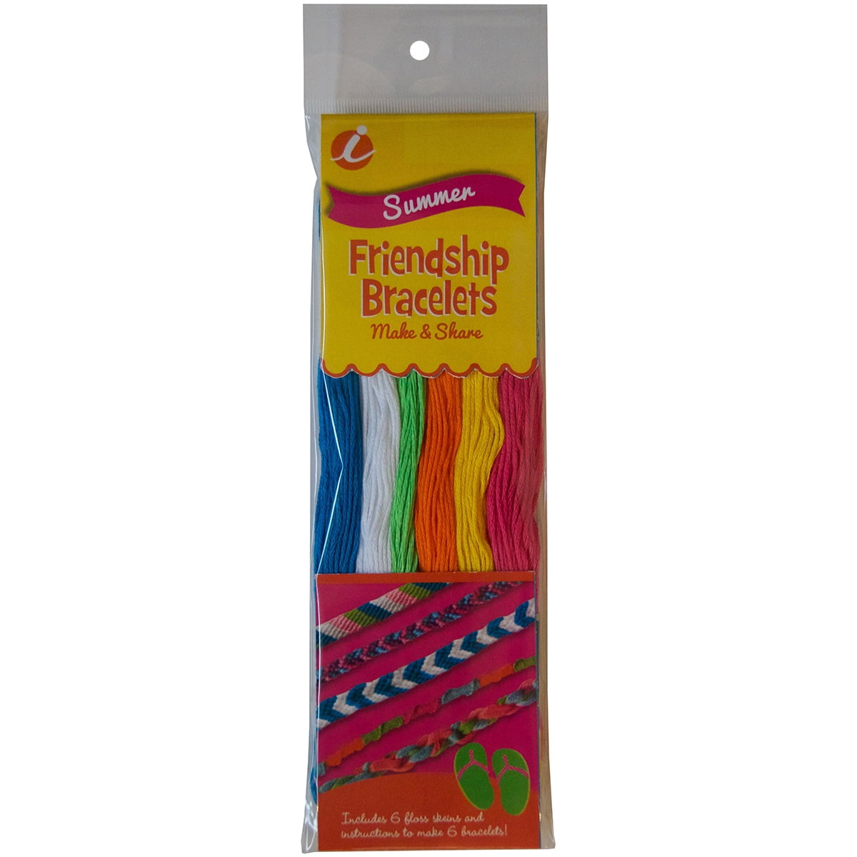 Summer Friendship Bracelets Floss Pack 6/Pkg