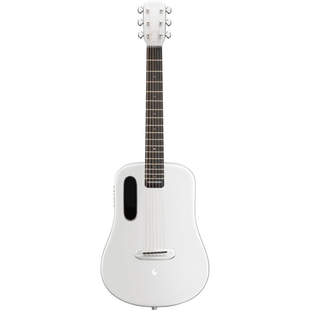 LAVA MUSIC ME Air Carbon Fiber 36" Acoustic-Electric Guitar with Airflow Bag Silver