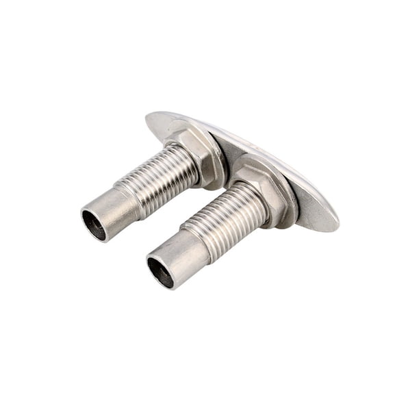 Kenally Muelle de tacos de acero inoxidable, montaje de bolardo de barco, Hardware de amarre retráctil marino, accesorios resistentes a la Bombillas para automóviles 6 pulgadas