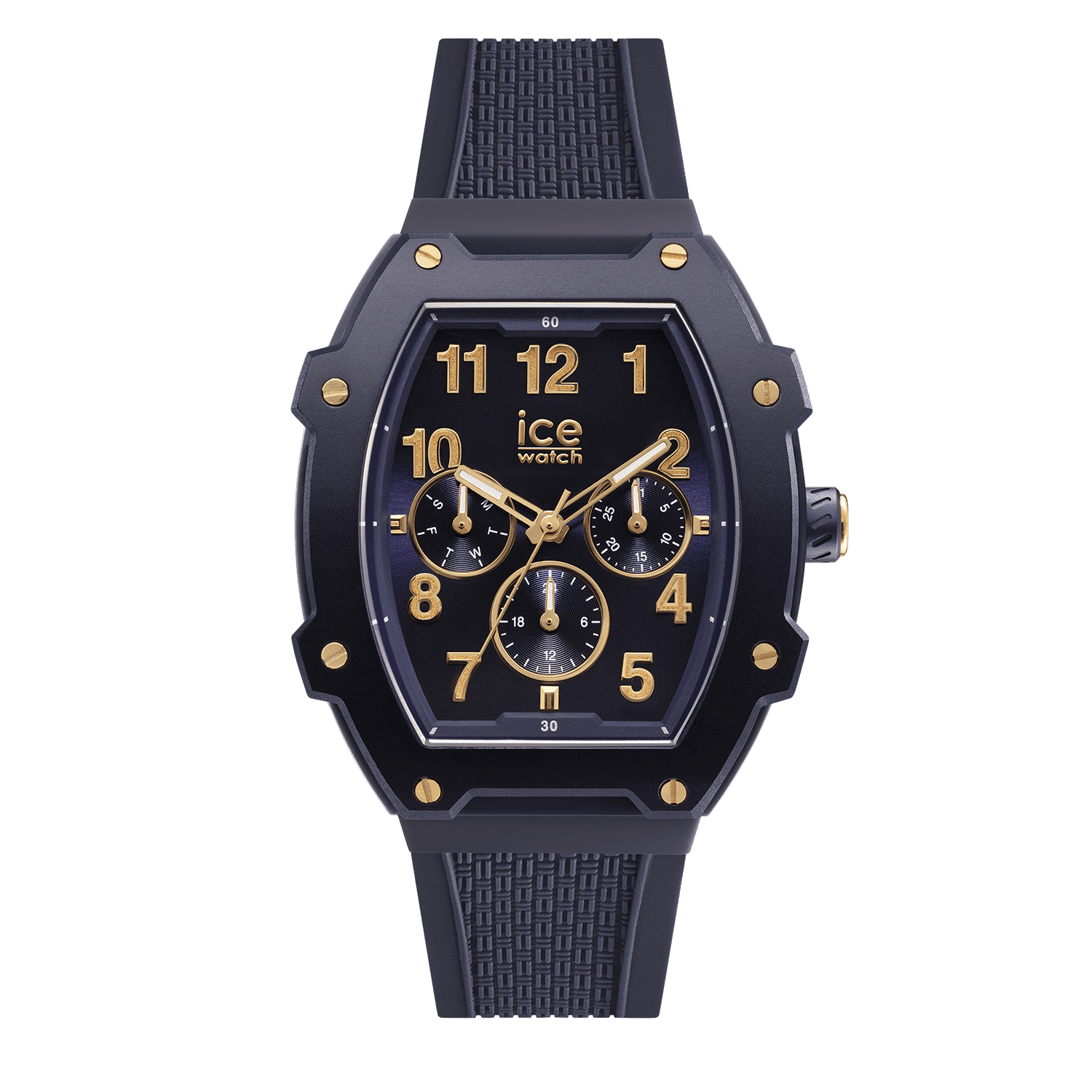 Ice-Watch Quartz Black Dial Unisex Watch, Stainless Steel Case