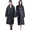 B-adults Poncho-black, variant on Rain Ponchos for Adults Reusable, 2 Pcs Raincoats Emergency for Women Men with Hood and Drawstring