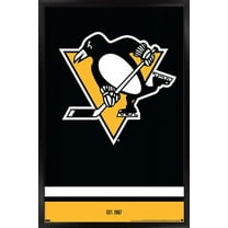 NHL Pittsburgh Penguins - Logo 21 Wall Poster, 22.375" x 34", Framed