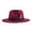 Wine, variant on YAYUBA Elegant Feather Sun Hat With Wide Brim for Women for Daily Wear And Festive Celebrations,Wine