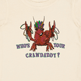 thumbnail image 4 of Inktastic WHO'S YOUR CRAWDADDY? Mardi Gras Crayfish Boys or Girls Baby T-Shirt, 4 of 5