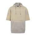 thumbnail image 3 of EPIC Studio Men's & Big Men's Ombre Dip Dye French Terry Short Sleeve Hoodie Sweatshirt, Sizes S-4XL, 3 of 8
