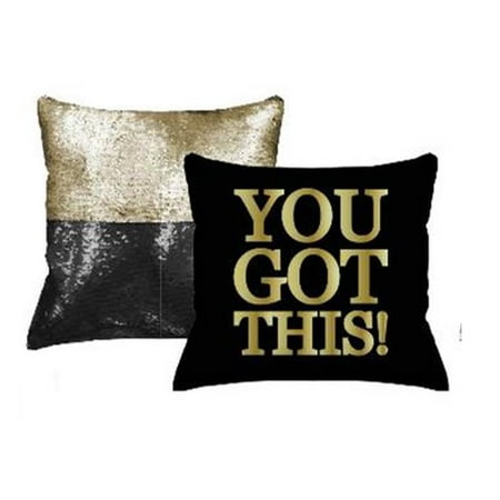 Mainstays 17 X 17 You Got This Sparkle Pillow Walmart Com