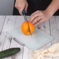 thumbnail image 4 of Premium Thickened PP Plastic Baby Food Prep Set: Multi-Functional Separated Cutting Boards with Fruit & Sections, Child-Safe Design, Easy-to-Clean, Stylish Grey-Blue Combination with Plastic Base, 4 of 5