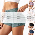 thumbnail image 3 of KPOPLK Running Shorts for Women - Athletic Quick Dry Sports Womens Shorts High Waisted Gym Workout Yoga Shorts with Pockets for S-2XL Size S,Green, 3 of 6