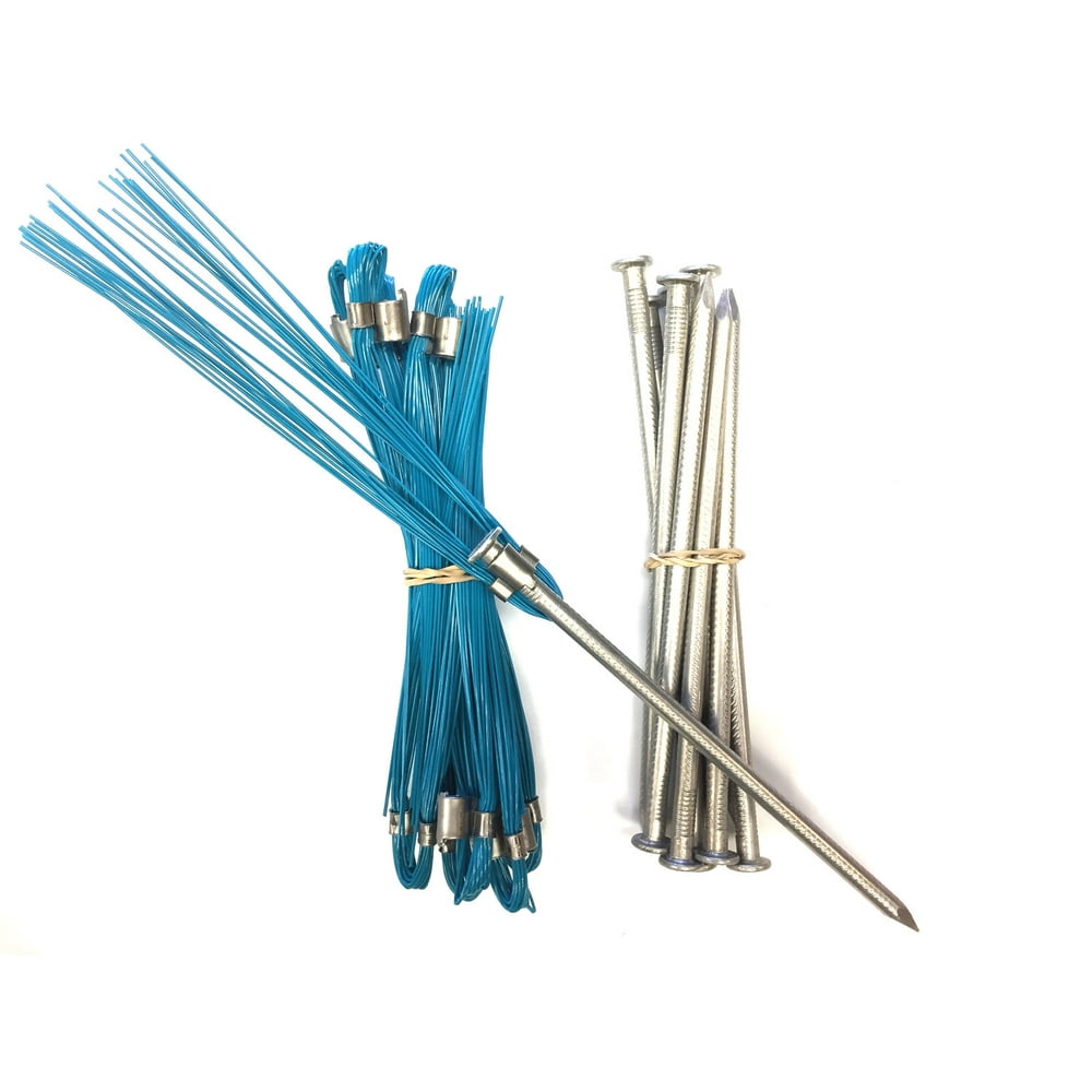 Trail Chasers Ground Markers Blue 6 Inch Whiskers with Lightweight, Non