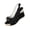 Black, variant on Women's Peep Toe Wedge Heels Slingback Platform High Pumps Summer Party 2026 Dress Shoes Casual Sandals Red 35(US-5)