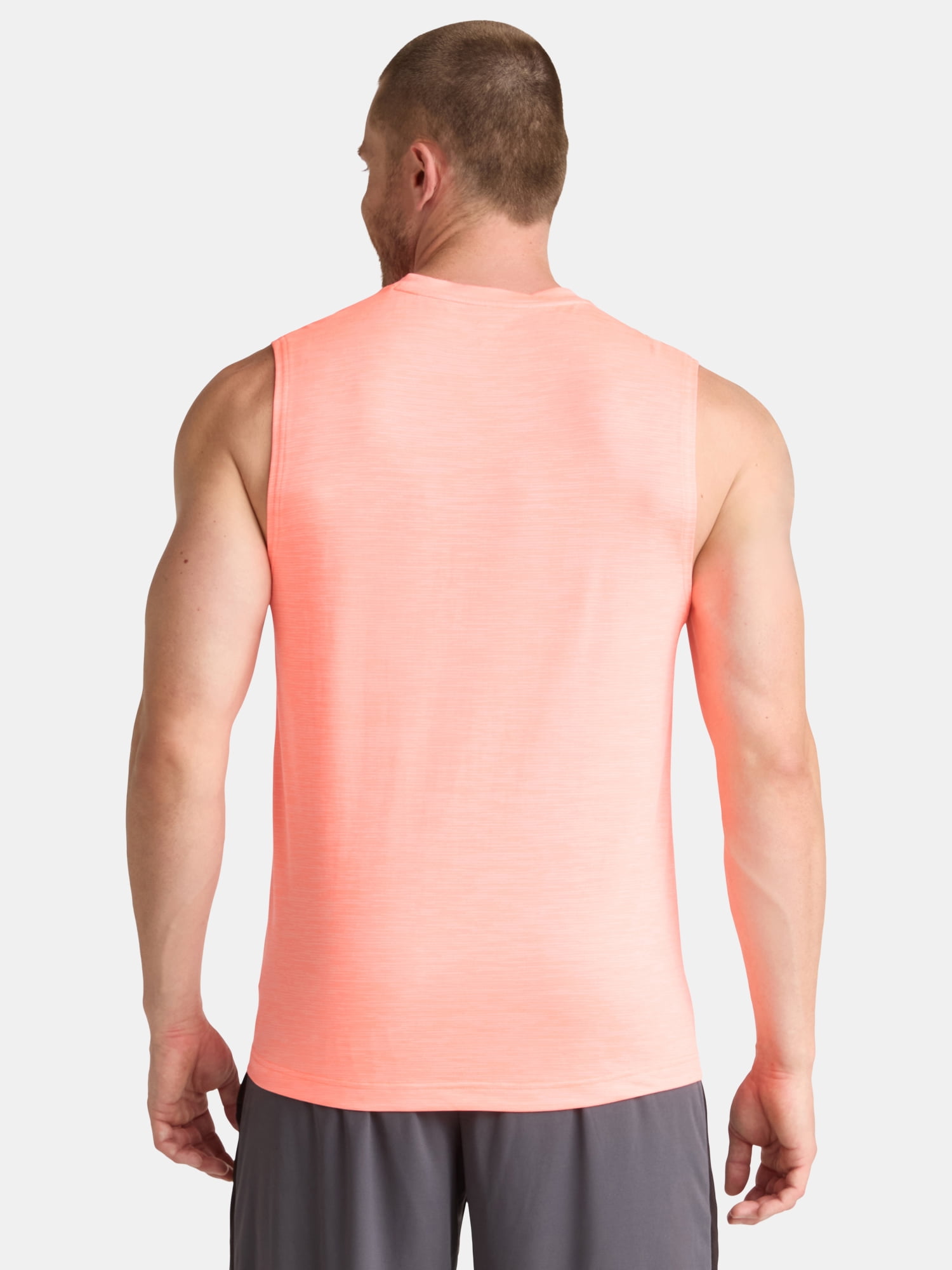 Athletic Works Men's & Big Men's Jersey and Space Dye Muscle Tee, Sizes XS-5XL