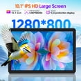 thumbnail image 3 of Android 14 Tablet,10 inch Tablet with Keyboard, 8GB RAM 32GB ROM (1TB Expandable), Octa-Core Processor, 5G Dual-Band WiFi 6, 6000mAh Battery, 2-in-1 Tablet, Pink, 3 of 8