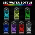 thumbnail image 2 of Botella de agua YuanDian Light Up Kids de 420 ml con diseño de tren 3D, 2 of 9