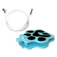 thumbnail image 3 of Hinzonek Dog Water Fountain and Sprinkler, Outdoor Pet Dog Step on Water Dispenser with Hose, Multifunctional Paw Activated Drinking Fountain, Garden Sprinkler Toy, Blue, 3 of 9