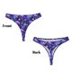 thumbnail image 3 of Fotbe Skull daisy purple Tanga Sin Costuras para Mujer con Estampado – Panties Invisibles, Transpirables y Cómodos para Uso Diario-Medium, 3 of 6